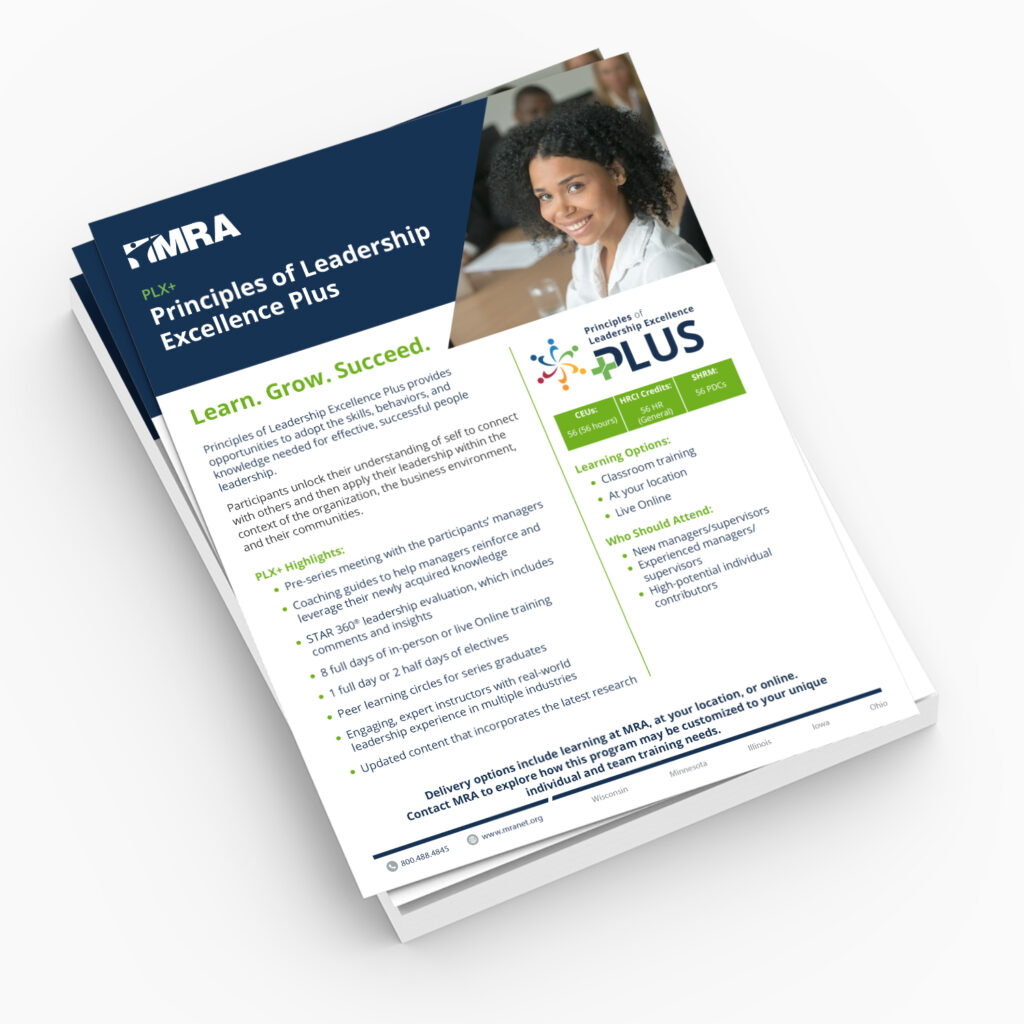 Flyer promoting the benefits of the series